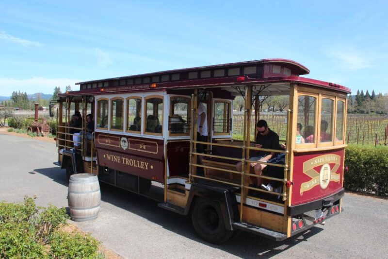 Napa Valley: Wine Tasting Tour by Open Air Trolley & Lunch - Learning from an Expert Guide
