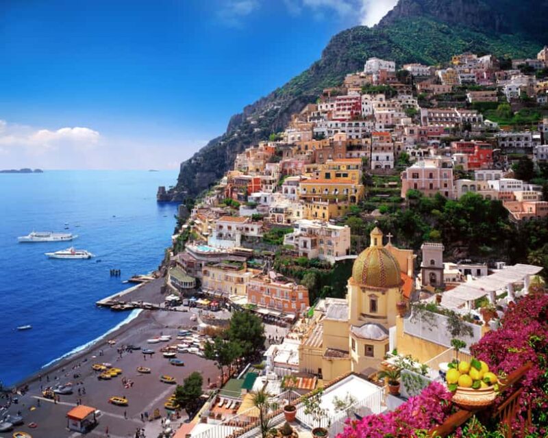 Naples: Amalfi Coast, Sorrento and Pompeii Day Trip - Discover Positano’s Scenic Charm and Vibrant Streets