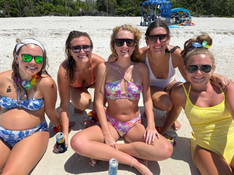 Naples: Bachelorette & Birthday Tiki Boat Tour with BYOB - Keewaydin Island: The Highlight Stop