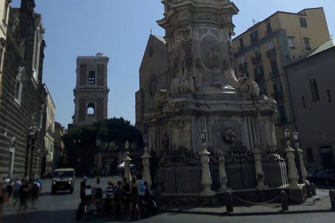 Naples electric bike tour Partenope - Crossing the Heart of Naples at Spaccanapoli