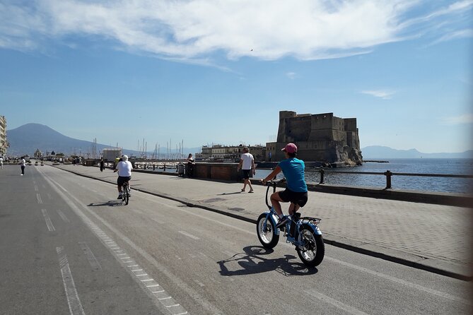 Naples electric bike tour Partenope - Visiting the Villa Comunale and the Historic Seaside