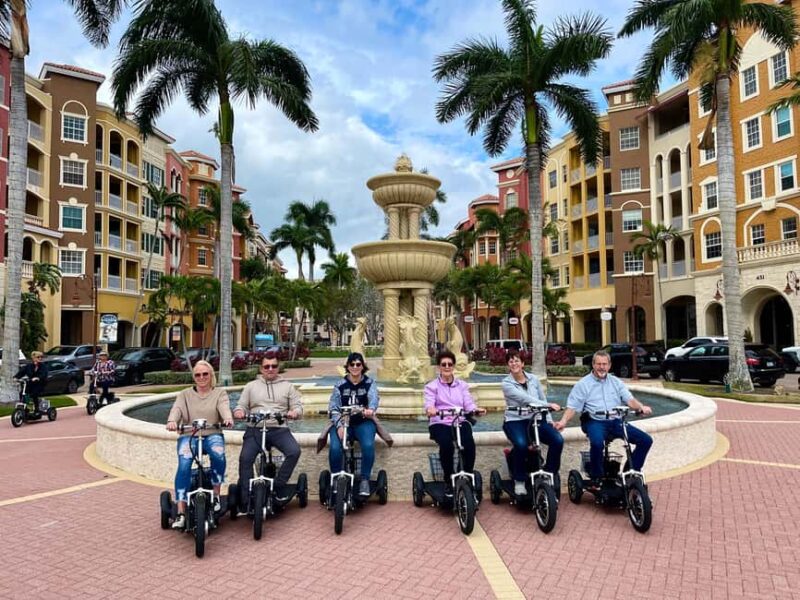 Naples Florida: Downtown Electric Trike Tour - Family Fun - Touring Port Royals Luxurious Properties
