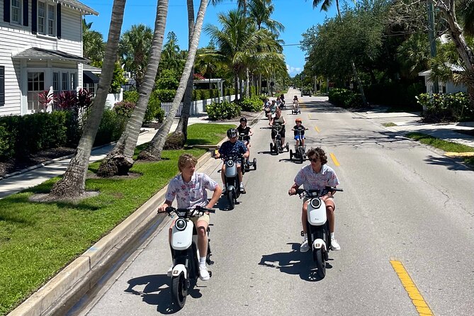 Naples Florida Electric Moped Tour - Family Fun - Easy to Ride - Exploring Naples on Electric Mopeds
