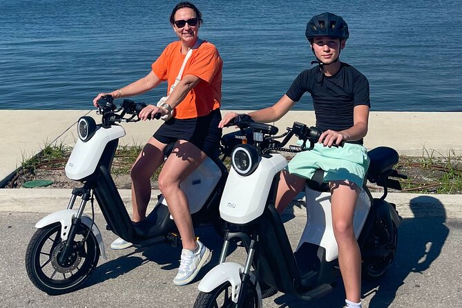 Naples Florida Electric Moped Tour - Family Fun - Easy to Ride - About the Naples Pier and Gulf Views