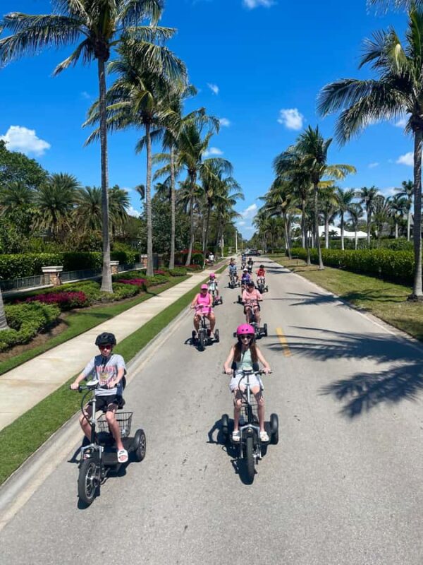 Naples Florida: Electric Trike & Moped Tour - Fun 4 All Ages - Exploring Naples Bay and Crayton Cove