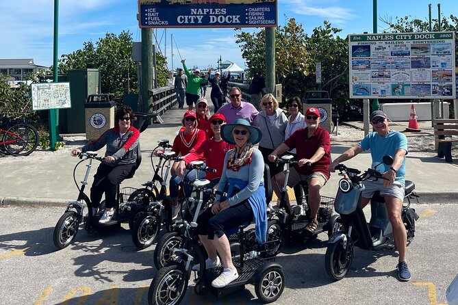 Naples Florida Electric Trike Tour - Fun For The Entire Family! - Visiting Tin City Waterfront Shops