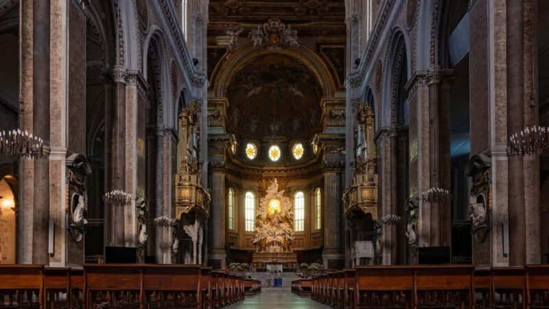 Naples: guided tour of ancient Greek-Roman ruins - Exploring Via Duomo and the Cathedrals Gothic Facade