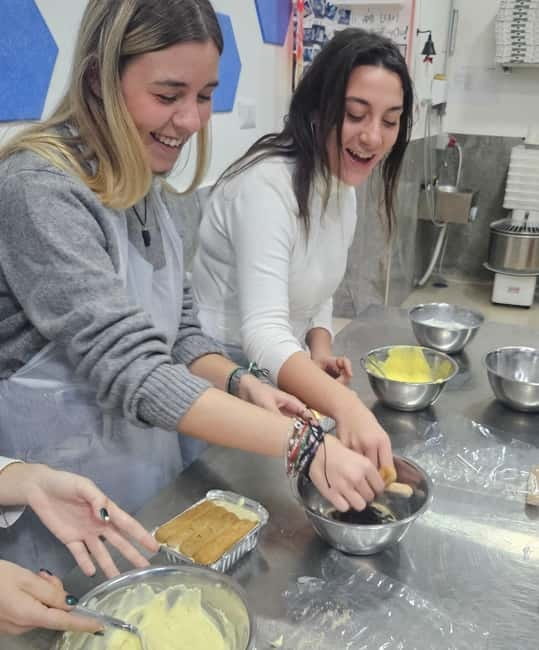 Naples: Neapolitan Pizza and Tiramisu Cooking Class - Crafting a Creamy Tiramisu Step by Step