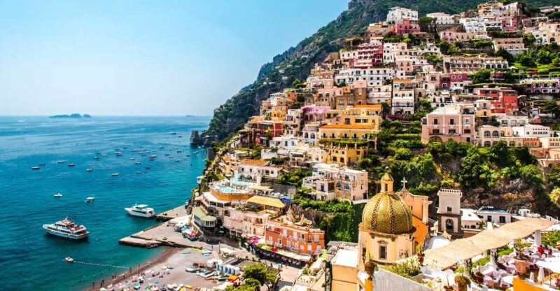 Naples: Private Pompeii and Amalfi Coast Day Trip - Positano’s Church of Santa Maria Assunta and Village Vibe