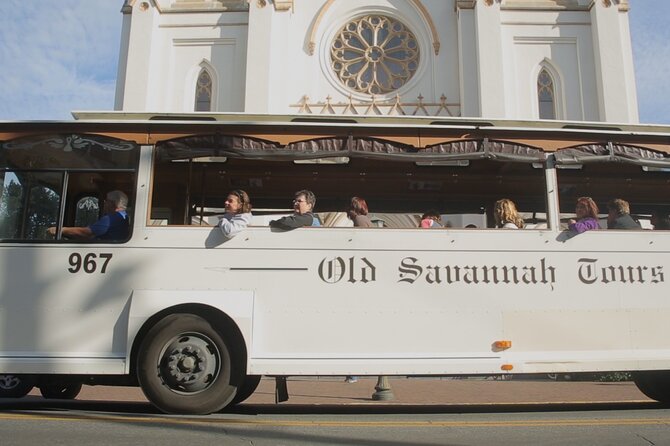 Narrated Historic Savannah Sightseeing Trolley Tour - The Waterfront and Marketplaces