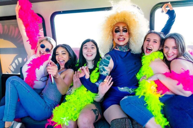 Nashville: Drag Queen Party Bus w/Games, Dancing & Drag Show - Onboard Amenities: Sound, Lights, and Coolers