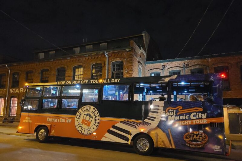 Nashville: Music City Nighttime Trolley Tour - Meet the Live Music and Sing-Alongs Led by the Guide