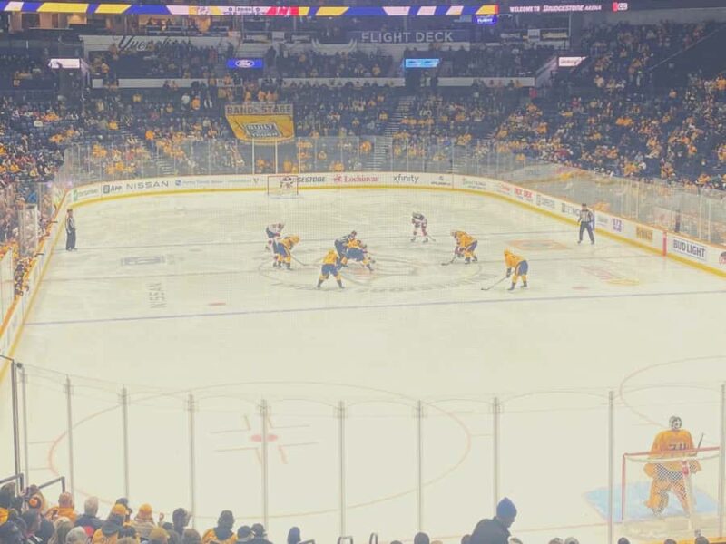 Nashville: Nashville Predators Ice Hockey Game Ticket - Wearing the Team Colors: Become a Nashville Preds Fan