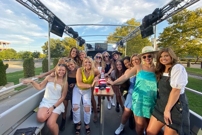 Nashville Open-Air Public Party Bus Tour with Onboard DJ & Bartender - Experience Nashville’s Liveliest Sightseeing on a Party Bus
