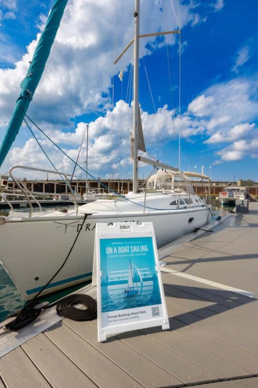 Navy Pier Chicago: Private Sailboat Charter with Captain - The Yachts Onboard Comforts and Entertainment