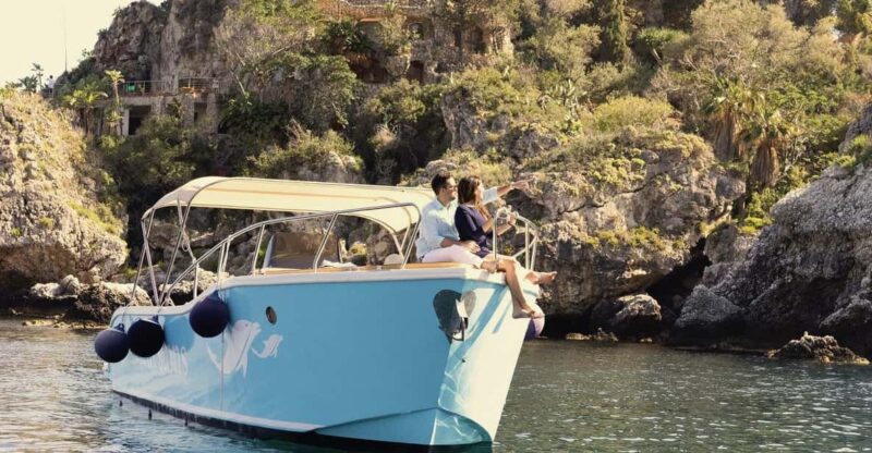 Naxos: Cruise on Isola Bella with swimming, fruit & prosecco - Starting Point: Porticciolo Saya in Giardini Naxos