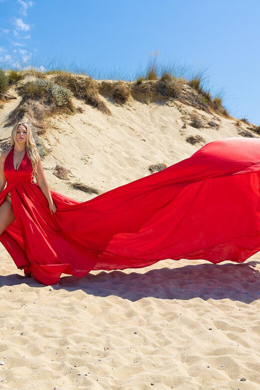 Naxos Flying Dress Photo Shooting - Choosing the Perfect Gown from the Exclusive Collection