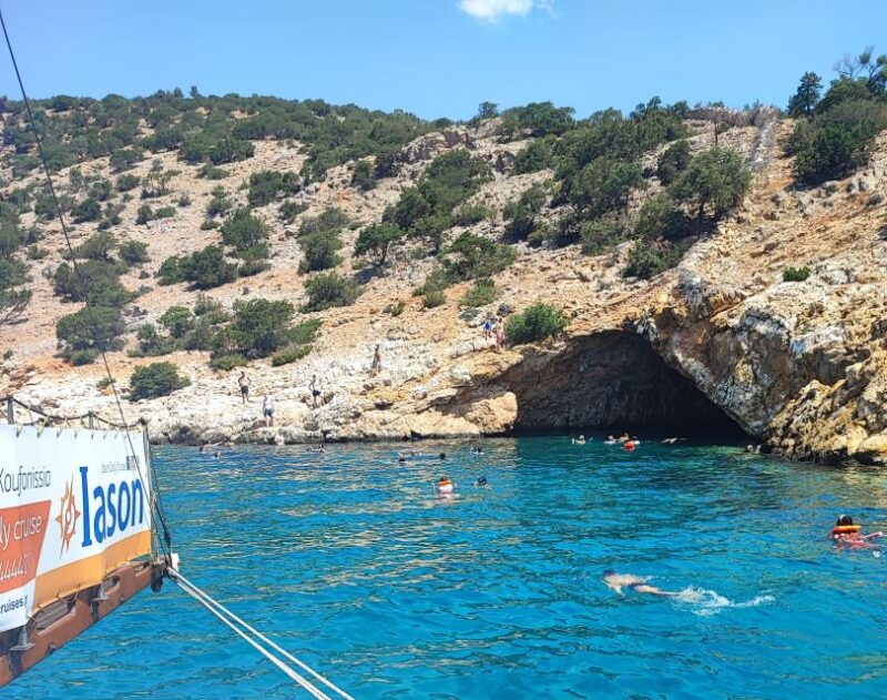 Naxos: Koufonissia and Rina Cave Boat Trip with BBQ - Relaxed Pacing with Time for Coffee and Sightseeing
