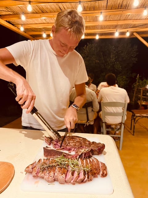 Naxos : Private BBQ night in the olive grove - The Ambiance: Dining Under the Stars