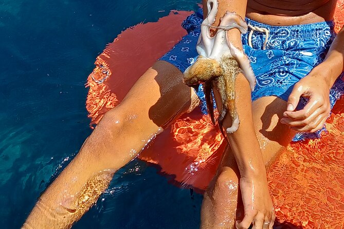 Naxos private fishing trips, lunch on board & island hopping - Additional Activities: Snorkeling and Stand-Up Paddleboarding