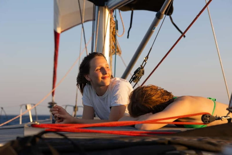 Naxos: Private Sunset Sailing Cruise on a 51-Foot Monohull - The Luxurious 52-Foot Monohull: RIA1