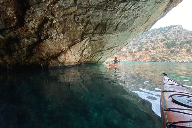 Naxos: Rhina Cave Sea Kayaking Tour - Snorkeling and Marine Life Encounters