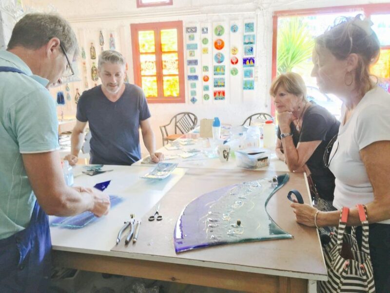 Naxos: Workshop Fusing Glass in Galanado - The Creative Process at the Studio