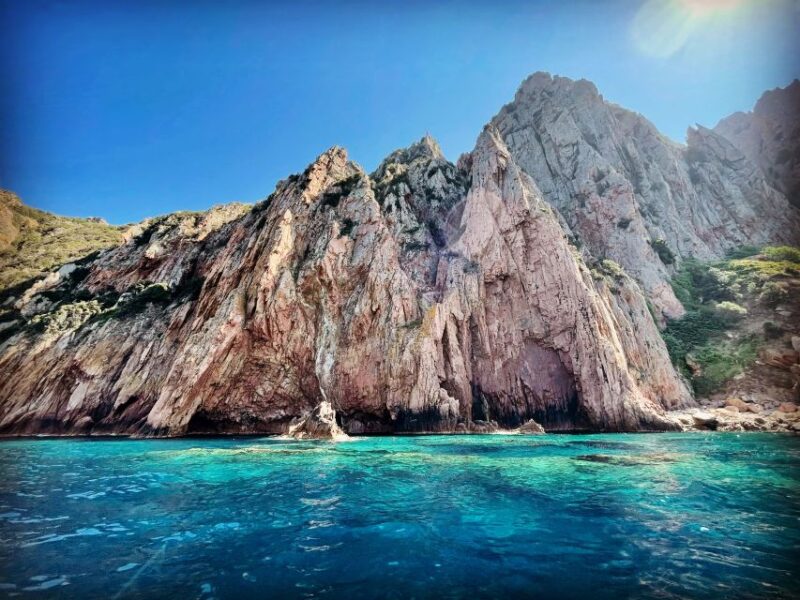 Near Ajaccio : Cruise to Piana Scandola cliff tasting sunset - Sunset Sailing and the Return Journey