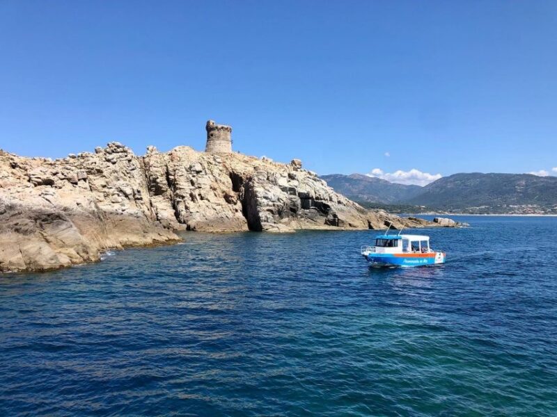 Near Ajaccio : Cruise to Piana Scandola cliffs and Girolata - Marvel at the Volcanic Cliffs of Piana and Its Caves