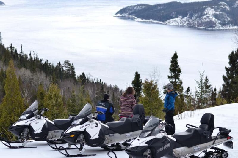 Near Tadoussac: Mont Valin and Saguenay Fjord Mini Snowmobile Raid - Continued Adventures in Monts Valin on Day 3