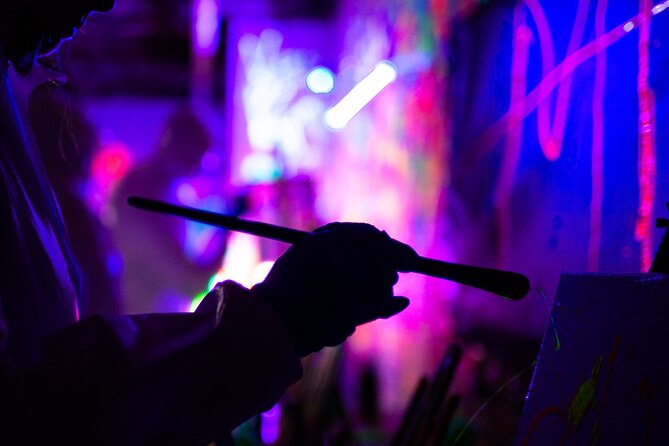 NEON Starry Night Sip and Paint Experience - Discover Baltimore’s Unique Neon Starry Night Sip & Paint at Neon Paint Place