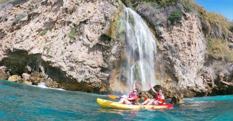 Nerja: Guided Kayak Tour Nerja Cliffs and Maro Waterfall - Key Points