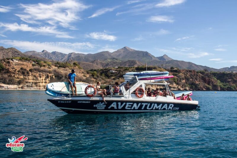 Nerja: Maro Waterfall Boat Trip with Paddleboarding & Drink - Logistics and Meeting Details