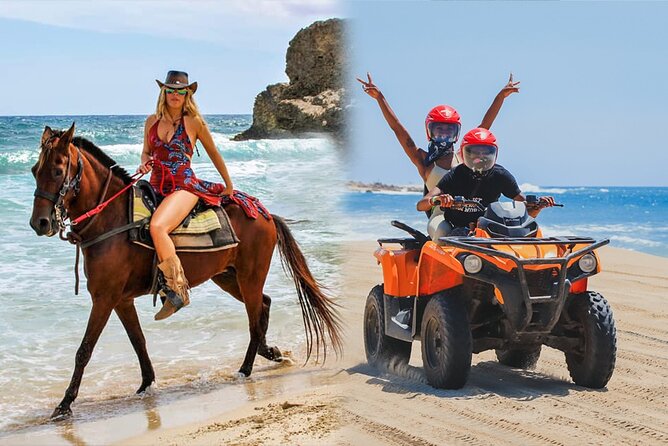 NEW!! Combo ATV & Horseback Ride. Beach & Desert. Tequila Tasting - Discover the Ultimate Combo Tour: Horseback Riding, ATV Adventure, and Tequila Tasting in Cabo San Lucas