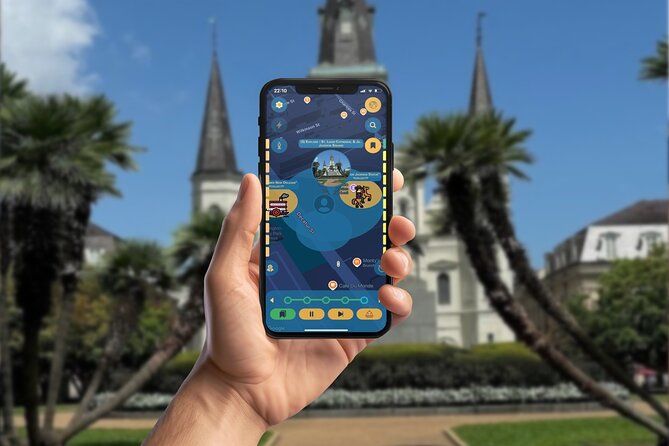 New Orleans Tour GPS App Walking Tour Mobile Game - Key Points
