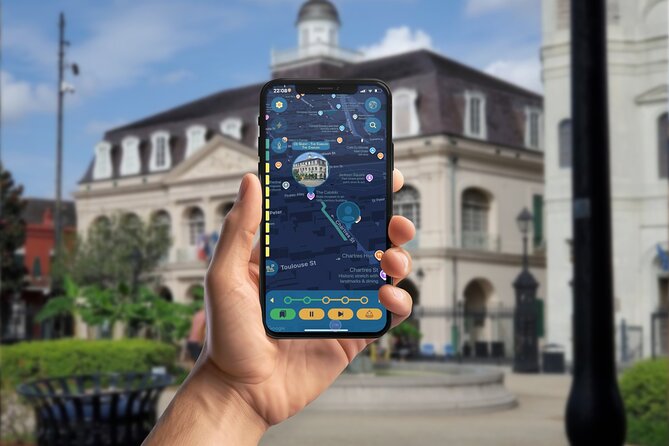 New Orleans Tour GPS App Walking Tour Mobile Game - Exploring the Hermann-Grima House and Hidden Slave Quarters