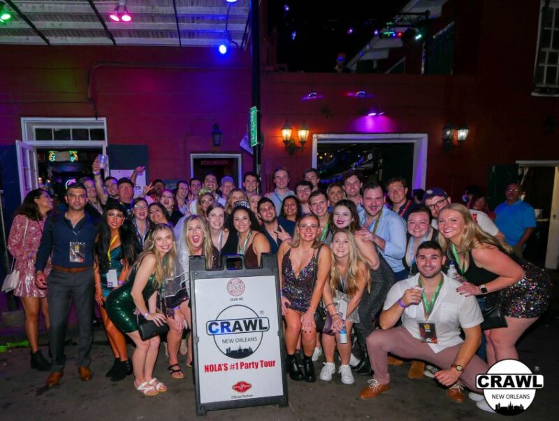 New Orleans: VIP Bar and Club Crawl Tour with Free Shots - Free Shots, Drinking Games, and Social Vibe