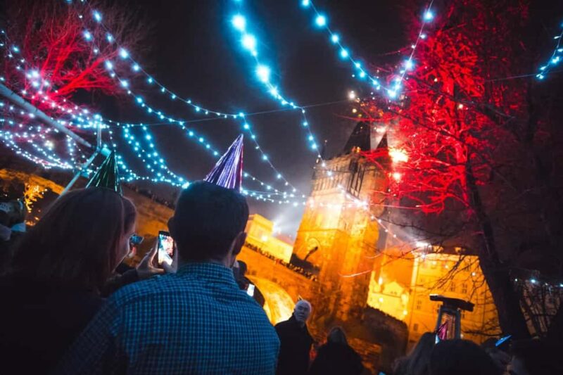 New Year's Eve Dinner and Party by Prague's Charles Bridge - Key Points