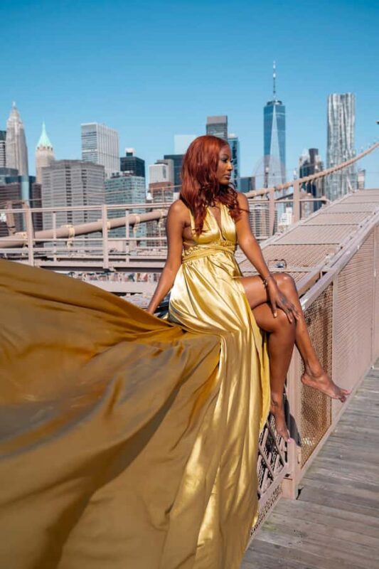 New York City: Flying Dress Photo Shoot - The Flying Dress Concept in the Heart of NYC