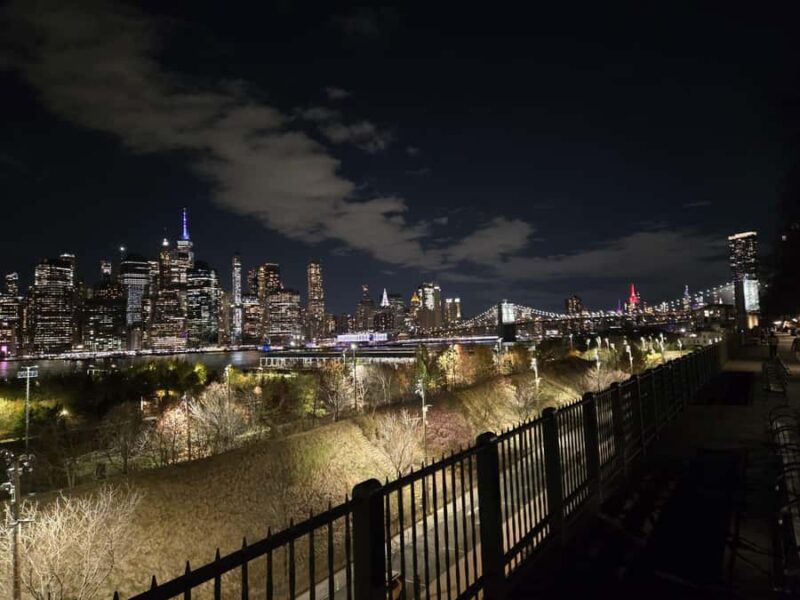 New York City: Hamilton Park, Hoboken and Brooklyn Heights Night Tour - End in the Vibrant Environment of Times Square