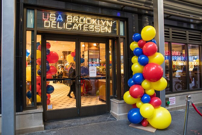 New York City Lunch at USA Brooklyn Deli in Times Square - Key Points