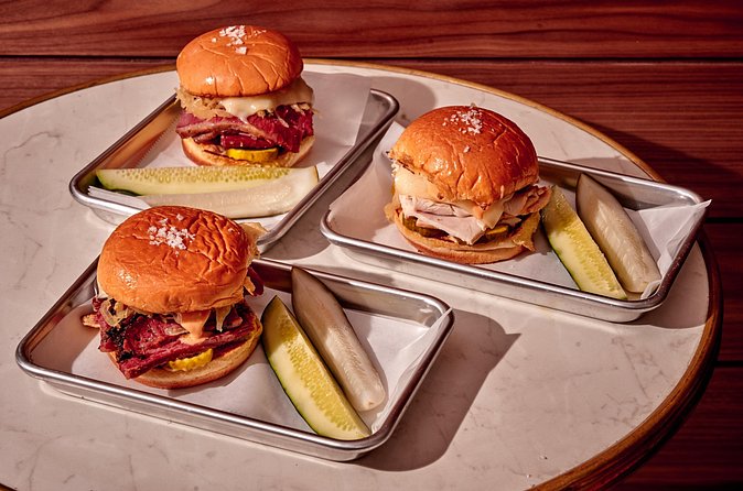 New York City Lunch at USA Brooklyn Deli in Times Square - Easy Access and Practical Logistics