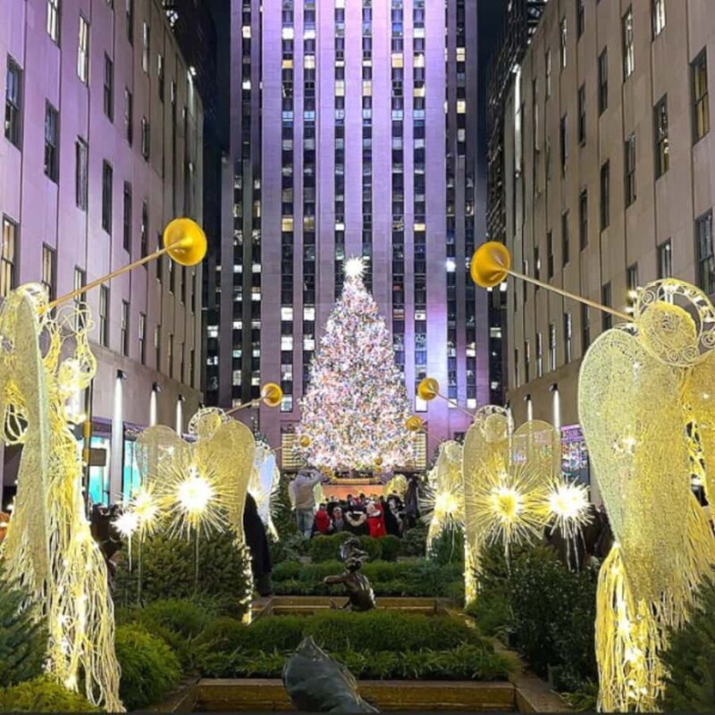New York City: Merry Manhattan Christmas Lights Holiday Tour - The Cozy Holiday Vibe at Bryant Park Winter Village