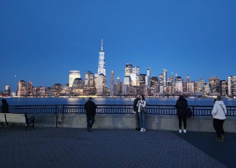 New York City Night Views - A panoramic hop-on-hop-off tour - Visiting the Empty Sky Memorial at Night