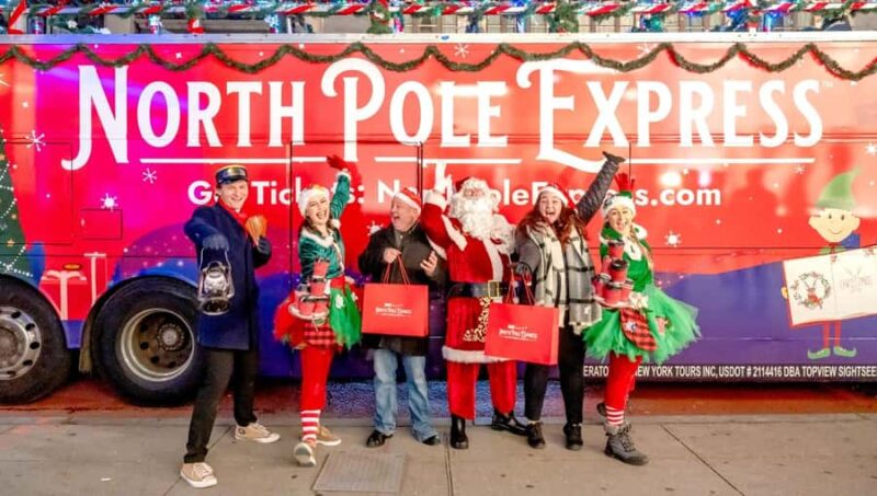 New York City: North Pole Express Holiday Ride - Onboard Experience: Treats, Gifts, and Festive Fun