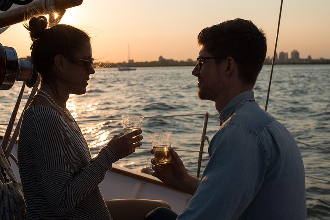 New York City Sunset Sail to the Statue of Liberty - The Included Drink and Onboard Comforts