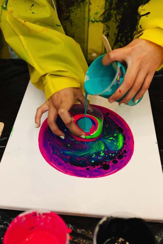 New York: Private Fluid Art Class with Supplies - Booking and Cancellation Flexibility