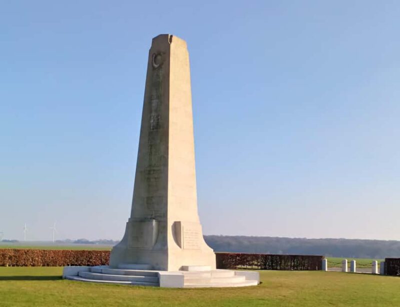 New Zealand in WWI on the Somme & Artois from Amiens, Arras - The Tour Starts from Amiens or Arras with a 9:00 am Departure
