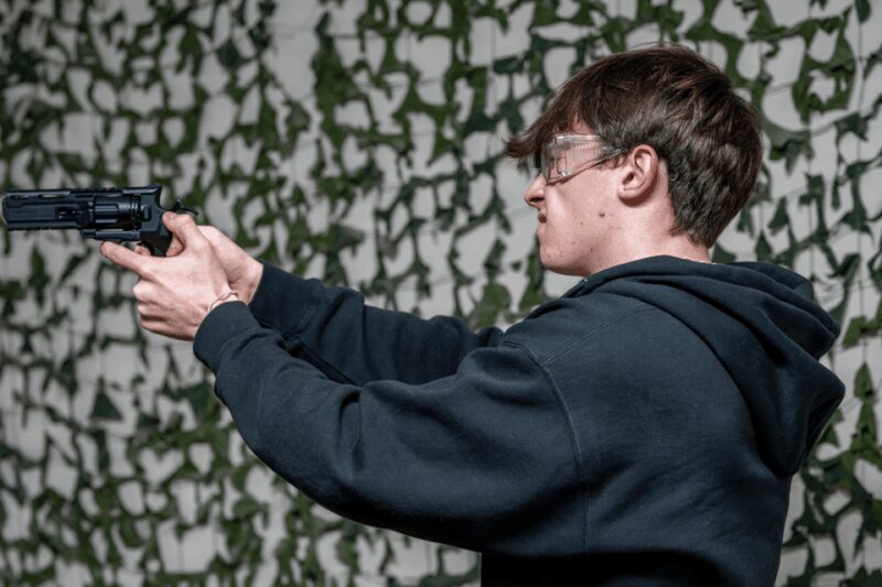 Newton Abbot: Rifle, Pistol and Simulator Combo Package - Exciting Shooting and Simulation Fun in Newton Abbot