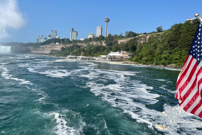 Niagara Falls- Attraction Pass- Boat, Cave, Trolley and 3 Falls - Luna Island: A Prime Viewpoint Between the Two Falls